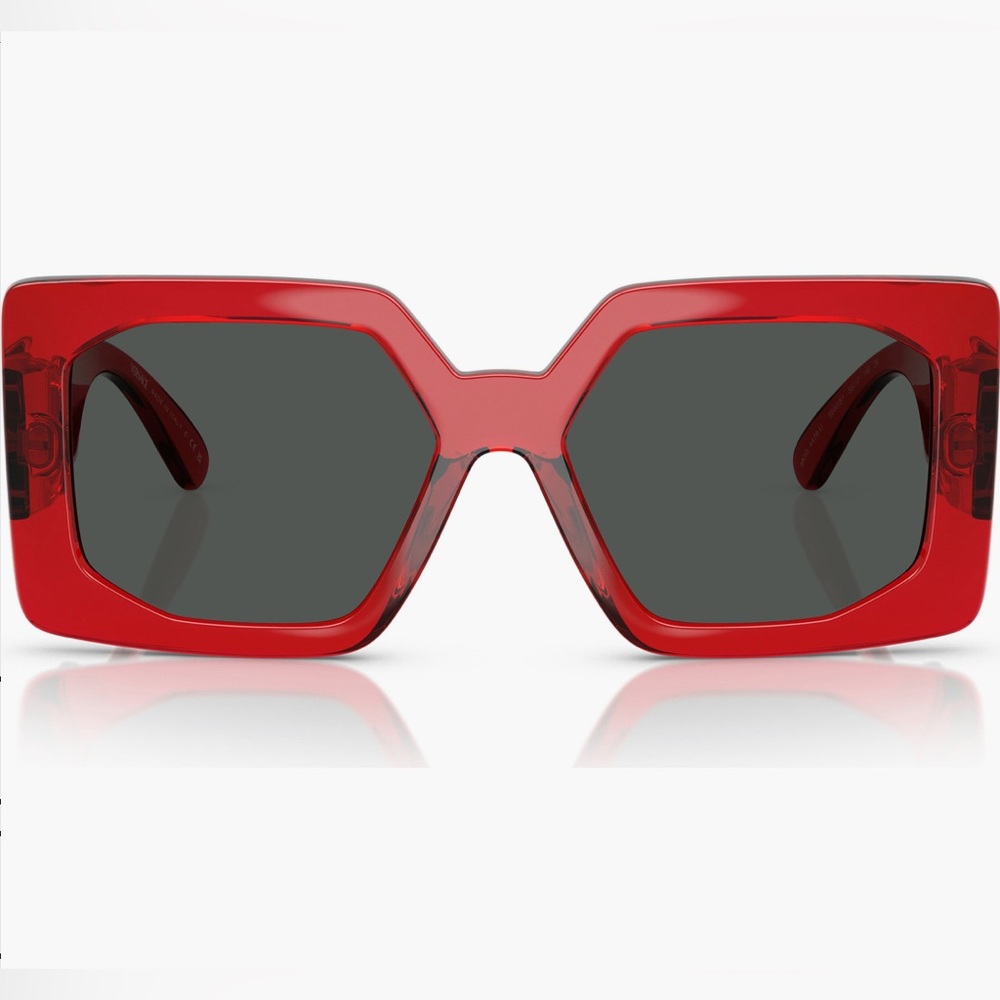 Medusa Logo Oversized Square Sunglasses